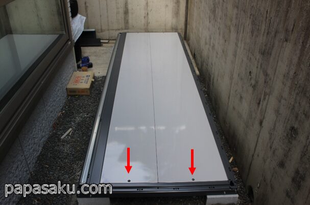 イナバ フォルタFS-3009S床パネルのフック取り付け場所